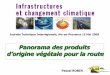 Panorama des produits d’origine végétale pour la route climat15.05Panorama... · Emulsion de répandage pour enduit superficiel Emulsion d’enrobage pour enrobés à froid ECF
