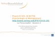 Psych D-101: (5 ECTS) Psychologie et Management · PDF file• Livre de référence: – « Psychologie et Management », 2 e Edition, Estelle M. ... • Développement de la personnalité