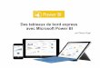 Des tableaux de bord express avec Microsoft Power BIthierry.rigal.free.fr/PowerBI_V2.pdf · Power BI avec EXCEL ... Comment réaliser son premier tableau de bord ? Démarrer - S'inscrire