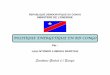 REPUBLIQUE DEMOCRATIQUE DU CONGO … LEON Ntondo.pdf · PRESENTATION DE LA RDC ... - REGIDESO, Entreprise Publique de distribution d’eau potable produisant à partir de ses Centrales