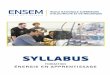 Syllabus ENSEM Energie en apprentissageensem.univ-lorraine.fr/sites/ensem.univ-lorraine.fr/files/users/... · Le cours sera illustré d’exercices ... centre de documentation concernant