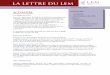 LA LETTRE DU LEM - lem.vjf.cnrs.frlem.vjf.cnrs.fr/IMG/pdf/Newsletter11.pdf · d’Amiens) : « Visages et approches de l’exil dans le séphardisme (milieu xvie siècle)». Lundi