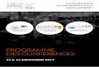 PROGRAMME DES CONFÉRENCES - Lighting Dayslighting-days.com/wp-content/uploads/2017/04/programme_complet_L… · programme des confÉrences forumled europe congress congrÈs forumled