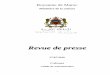 Royaume de Maroc -  · PDF file2010/2011. Afin de renforcer ses actions ... Ourn détaille que ... FESTIVAL DU RAI Les mélodies de