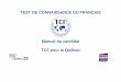 TCF Quebec - CIEP Quebec - CIEP