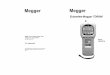 Megger - por · PDF file2. Mesureur de longueur de cables TDR L’échomètre est un instrument portable fonctionnant sur piles capable de mesurer des longueurs de câble et de déterminer