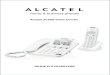 Alcatel XL650 Voice Combo - alcatel-home. · PDF file6 1.1 Contenu de la boîte Le coffret contient les éléments suivants: • 1 combiné sans fil • 1 chargeur de combiné sans