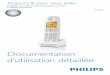 Documentation · PDF file4 FR 2 Votre téléphone Félicitations pour votre achat et bienvenue dans le monde de Philips ! Pour profiter pleinement de l'assistance offerte