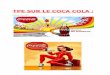 TPE SUR LE COCA COLA - lewebpedagogique.comlewebpedagogique.com/bredmarecarree/files/2014/02/coca-cola.pdf · I- Une boisson qui se veut irréprochable A- Sponsorisation sponsoring