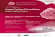 t ème t Congrès Parfums & Cosmétiques - ARPP – Autorité de · PDF file · 2016-09-19 Mardi 16 - Mercredi 17 Novembre 2010 Chartres, France 2 jours pour échanger sur la réglementation
