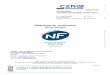 règles de certification NF - cerib.comNF ± Blocs en béton cellulaire autoclavé NF 025 B révision 2 Octobre 2017 - 3 - SOMMAIRE PARTIE 1. LA MARQUE NF BLOCS EN BÉTON CELLULAIRE