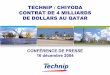 Technip/Chiyoda - contrat de 4 milliards de dollars au Qatar · CAMISEA LNG 1 Train (5 MTPA) TANGGUH 2 Trains (2 x 3,8 MTPA) BP etc. 1 1. 12 LA CROISSANCE DE LA CAPACITÉ DES TRAINS