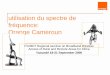 utilisation du spectre de fréquence: Orange Cameroun · ITU/BDT Regional seminar on Broadband Wireless ... La conclusion portera sur les besoins futures et ... de part son vallonnement