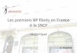 Les premiers BP fibrés en France à la SNCF la SNCF En 1985 : devant les sollicitations des fabricants de fibres TESTS COMPARATIFS en situation réelle sur chantiers de BP en tunnels