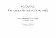 Un langage de modélisation objet - lirmm.frreitz/di-doc/20030213-Modelica.pdf · – une liste de constructions de types de base • Real, Integer, String, ... variable du genre
