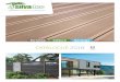Catalogue particulier 2017 - Terrasse en bois composite ... · * champs de la garantie à télécharger sur le site Silvadec, le leader du boiS compoSite en europe Forts de nos 15