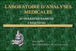 LABORATOIRE D’ANALYSES MEDICALES - …ariegebiologie.fr/DOSSIER_TRAVAUX2008/gbea_clavel.pdf ·  · 2018-03-09• Prélèvement et manutention fiche de suivi ... Phase préanalytique