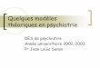 Quelques modèles théoriques en psychiatriesenon-online.com/Documentation/telechargement/3cycle/Psychiatrie/... · {Marty, De M’Uzan, David, MC Célérier, Sami Ali ... type A