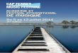 édito - capferretmusicfestival.comcapferretmusicfestival.com/PDF/2014 programme festival.pdf · Le Cap Ferret Music Festival, ... bourse Lavoisier et suit un cursus au Berklee Colle-ge