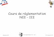 Cours de réglementation NII - IIIcsagmetz.no-ip.org/Club/Formatio/Cours/N3/N3-Reglementation.pdf · N3 = la vraie autonomie en plongée : espace lointain Une vraie responsabilité