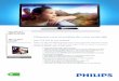 Détendez-vous et profitez de votre soirée télé · B Philips 3000 series Téléviseur LCD avec Digital Crystal Clear 107 cm (42") Full HD 1080p DVB T/C/S2 42PFL3007K Détendez-vous