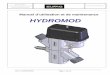 Manuel d’utilisation et de maintenance HYDROMOD · FU03SS HPC 9 Tirant capot 10 ... 2 Pignon entrainement 1 3 VIS HC bout plat M3x6 ---6N-ISO 4026 1 4 Support motoréducteur Hydromod