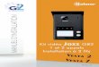 NO 31022 Kit JAZZ VESTA2 et VESTA7 - evicom-doc.fr · TECHNOLOGIE MANUEL D’INSTALLATION Kit vidéo Jazz GB2 1 et 2 appels Installation à 2 fils Version 1.0 2 7