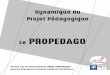 Le PROPEDAGO PROPEDAGO 2.pdf · INTRODUCTION 1 Chers Directeurs, chères directrices, d’Accueils Collectifs de Mineurs, Le Service Technique pour les Activités de Jeunesse