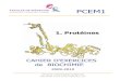 1. Protéines -  · PDF fileCahier d'Exercices en Biochimie / PCEM1 Protéine / 3 Faculté de Médecine Pierre & Marie Curie 1. TECHNIQUES D’ETUDE DES PROTEINES 1.1 PM