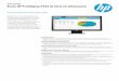 PSG EMEA Commercial Monitor 2014 Datasheet · norme VESA de 100 mm, ... Configurez votre écran en fonction de votre style de travail avec le logiciel HP Display Assistant, ... 1
