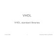 VHDL - École Polytechnique Fédérale de Lausanne · 29 mars 2000 3 R.Beuchat VHDL eig HES-SO •Définit les interfaces d’entrées-sorties d’une unité, c’est la vue externe