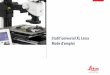 Statif universel XL Leica Mode d’emploi d'emploi de la plaque de base universelle XL Leica 3 Sommaire Le montage Montage du socle et de la colonne de mise au point 5 Installation