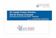 Air Liquide France Industrie - Site de Moissy-Cramayel · Plus de 17 jours de formation « sécurité » dans le cadre du Plan de ... Examen du retour d’expérience ; ... Fin de