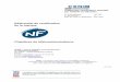 règles de certification NF - cerib.com · • Prise en compte des exigences de la norme NF P 98-050-1 – avril 2006 « Chambres de télécommunications– ». Cette