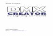 Mode d'emploi - DMXCreator · ou pour des éclairages d’architecture, ... Interface du DMXCreator512MK2 : port paralelle, sortie de 512 canaux, entrée de 512 canaux,