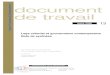 Agence Française de Développement de travail document · 2017-08-31 · 1. Le legs colonial : ... projet initial. Il s'agissait dans notre esprit, tout d'abord, de faire le point