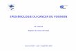 EPIDEMIOLOGIE DU CANCER DU POUMON - splf. EPIDEMIOLOGIE DU CANCER DU POUMON M. Colonna Registre