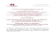 Les départs de Français pour le Djihad - …€¦ · L'Université Paris 7 Denis-Diderot vous invite à ... l'Ecole De Journalisme de Nice. Christian Vallar. Doyen de la Faculté