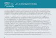 CyCle 3 Volet : Les enseignements ranais - SNES - …€¦ · Le cycle 2 a permis l’acquisition de la lecture et de l’écriture. Le cycle 3 doit ... la maitrise de la langue reste