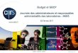 Budget et GBCP Journée des administrateurs et … · CNRS I DSFIM I GBCP 02 Février 2017 Budget et GBCP Journée des administrateurs et responsables administratifs des laboratoires