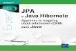 JPA et Java Hibernate JPA - multimedia.fnac.commultimedia.fnac.com/multimedia/editorial/pdf/9782409005824.pdf · 39 € ISBN : 978-2-409-00582-4 JPA et Java Hibernate Apprenez le