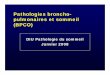 Pathologies broncho- pulmonaires et sommeil (BPCO)€¦ · Pathologies broncho-pulmonaires et sommeil (BPCO) DIU Pathologie du sommeil Janvier 2008