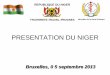 PRESENTATION DU NIGER - COOPAMI - Bienvenue coopami/2013... · Ministère de la Santé Publique PRESENTATION DU NIGER . COMPOSITION DE L EQUIPE Mme Yagana Moustapha Mr Sadou Harouna