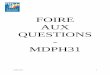 FOIRE AUX QUESTIONS MDPH31 - Accueil - Site mis … aux questions 2017.pdf · 10/01/2017 7 Connaitre les instances et les procédures de la MDPH Qu’est-ce que la MDPH ? La Loi de
