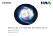 Enjeux de l'arrêté des comptes 2017 - ima-france.com · 05/12/2017 - IMA France –Enjeux de l¶arrêté des comptes 2017 2. Référentiel IFRS applicable au 31 décembre 2017 3