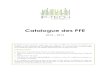 Catalogue des PFE - iptech-group. - Catalogue de PFE...  Catalogue des PFE 2012 â€“ 2013 IP-TECH