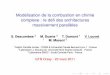 Modélisation de la combustion en chimie complexe : le …math.univ-lyon1.fr/~louvet/documents/gtn_2011.pdf · IUtilisation de cinétique chimique détaillée sur des cas ... I architecture