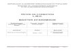 OFFRE DE FORMATION L.M.D. MASTER ACADEMIQUE - univ-bejaia… · Etablissement : Université A/Mira Bejaia Master : Génie Civil Option; Géotechnique Page 1 REPUBLIQUE ALGERIENNE