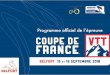 Programme ofﬁciel de l’épreuve - belfort-tourisme.com · 150 coureurs venant de toute la France et des pays limitrophes 7 zones dont 5 en Indoor, une première cette année en