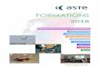 CATALOGUE FORMATIONS ASTE 2018proxy.siteo.com.s3.amazonaws.com/.../file/catalogueformationsaste20… · N° DE FORMATION 11 78 8221 478 - - info@aste.asso.fr Association régie par